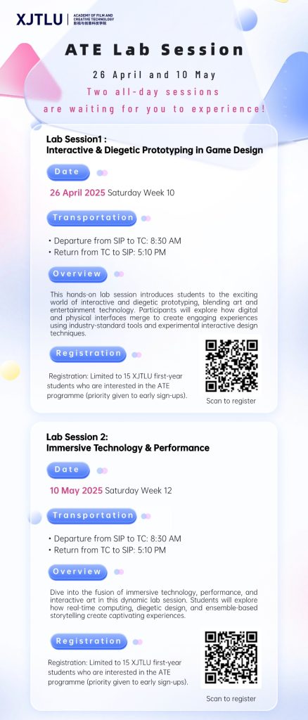 ATE two all day workshop sessions